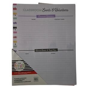 The Happy Planner Back to School 2018 Teacher Accessory Pack